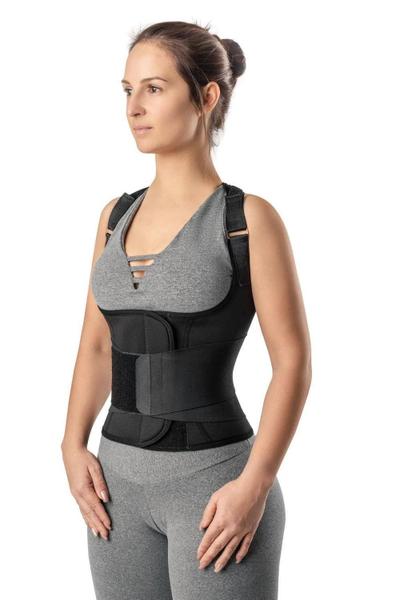 Imagem de Cinta Modeladora Corretor Postural Hidrolight Neoprene Ajustável Invisível Coluna Lombar Masculino Feminino