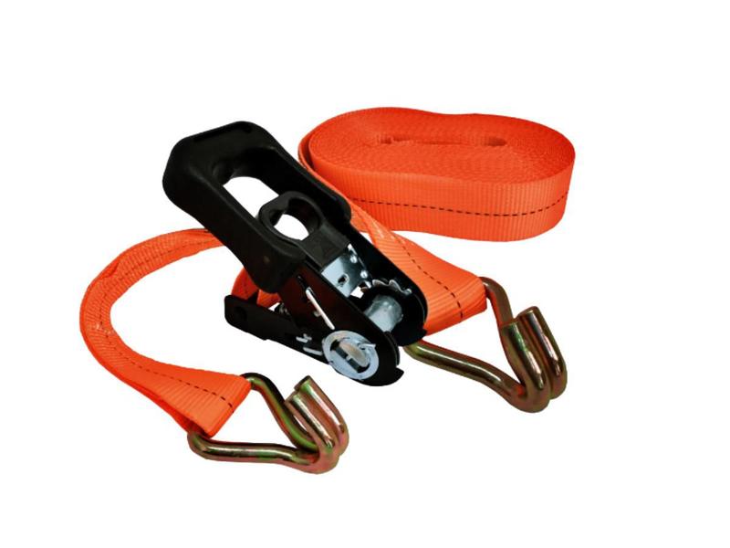 Cinta para amarração de cargas 35mm x 9 Metros 1500Kg Com Catraca MAVE Gancho J Imagem de Cinta para amarração de cargas 35mm x 9 Metros 1500Kg Com Catraca MAVE Gancho J