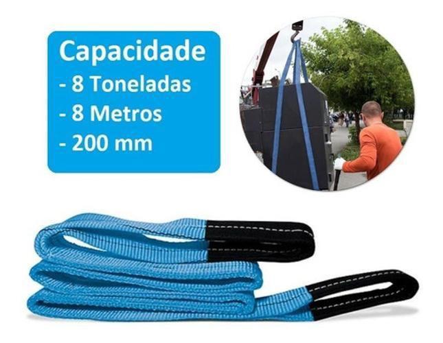 Imagem de Cinta Para Elevação De Carga 8M X 200Mm 8 Tonelada ul