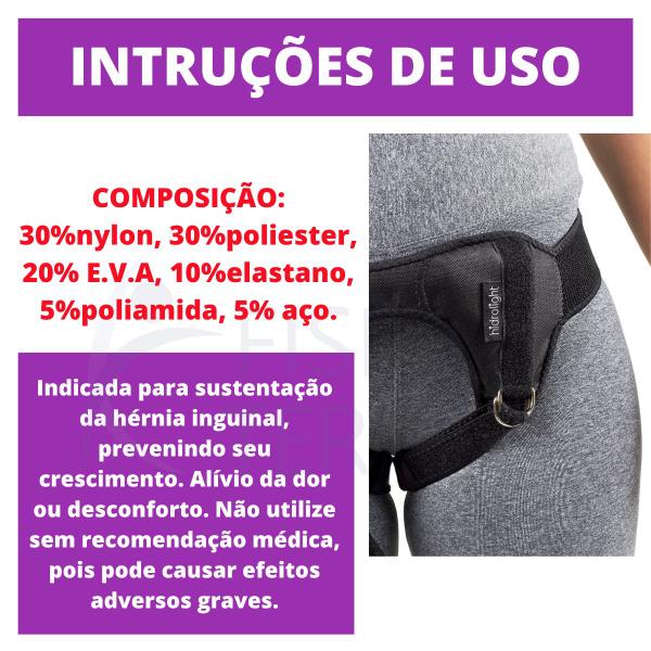 Imagem de Cinta Para Hernia Inguinal Dupla - Hidrolight