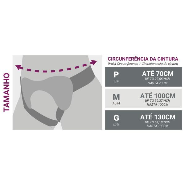 Imagem de Cinta Para Hernia Inguinal Dupla - Hidrolight