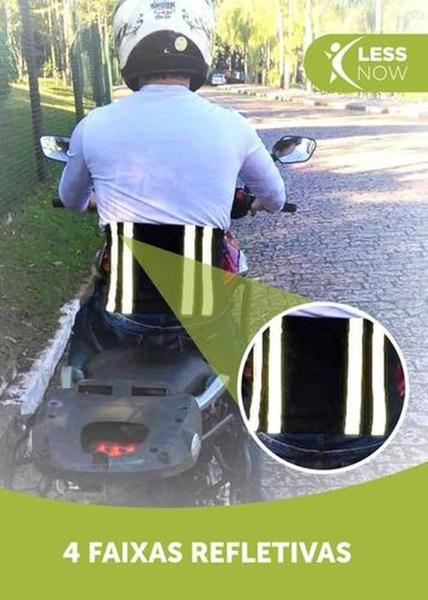 Imagem de Cinta Para Motociclistas Com Proteção Lombar E Refletivo 3m