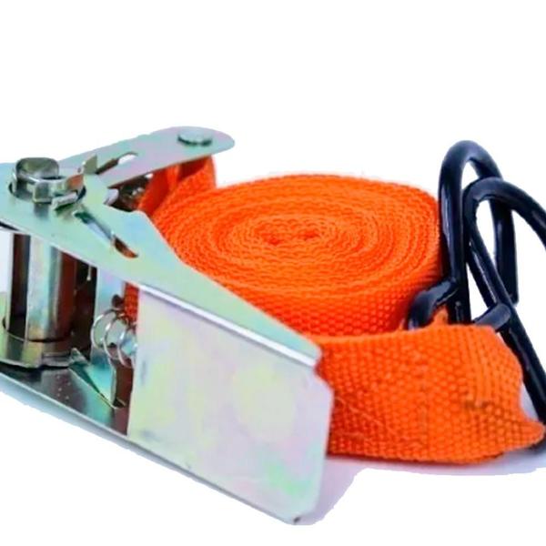 Cinta para Prender Carga com Catraca 1 Pol x 5 Metros STARFER Imagem de Cinta para Prender Carga com Catraca 1 Pol x 5 Metros STARFER