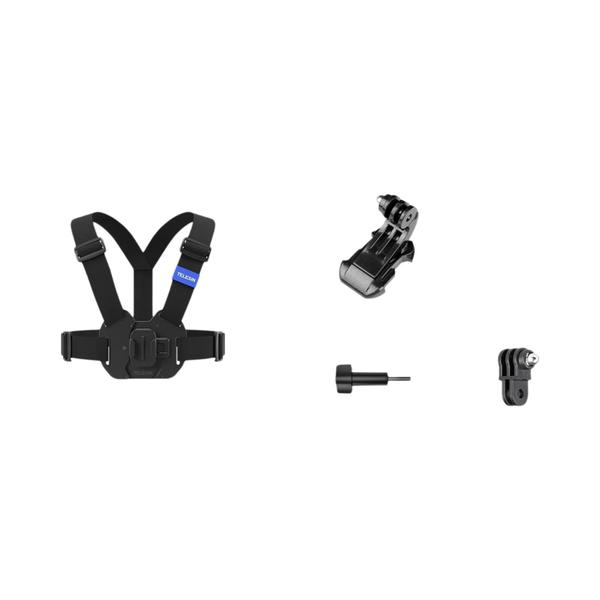 Cinta Peitoral para GoPro, Insta360 e DJI -Compatível com Hero 13, 12, 11, 10, 9, 8, 7, 6 e 5 Imagem de Cinta Peitoral para GoPro, Insta360 e DJI -Compatível com Hero 13, 12, 11, 10, 9, 8, 7, 6 e 5