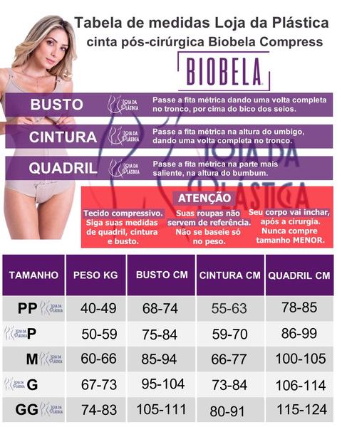 Imagem de Cinta Pós Cirurgia Plástica Subdividida Cavado Body Biobela