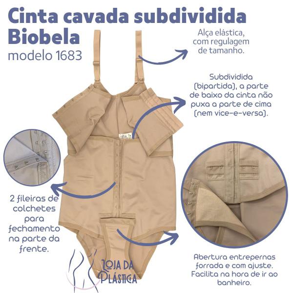 Imagem de Cinta Pós Cirurgia Plástica Subdividida Cavado Body Biobela