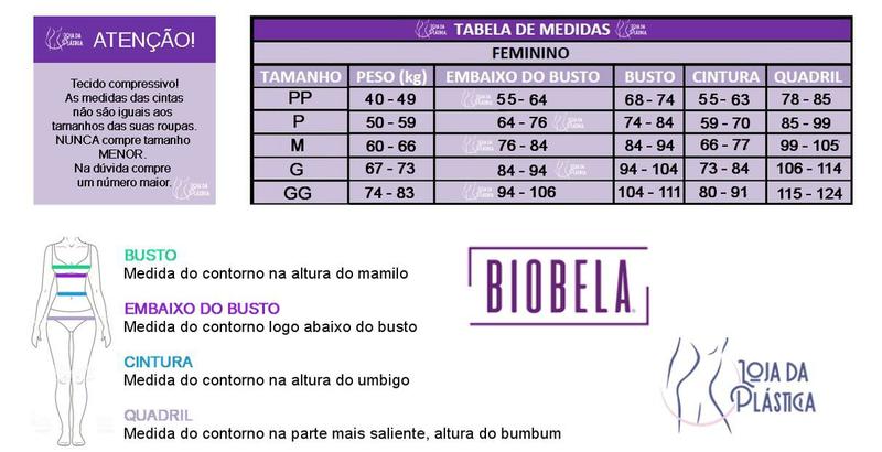 Imagem de Cinta Pós-cirúrgica Corselet Regata Shorts Biobela