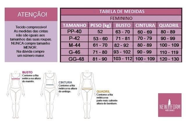 Imagem de Cinta Pós-Cirúrgica Subdividida Lipo Abdominoplastia - Ref. 421 - New Form