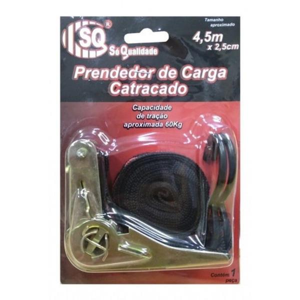 Imagem de Cinta Prendedor Fixador De Cargas Catraca 60kg 4,5mx2,5cm