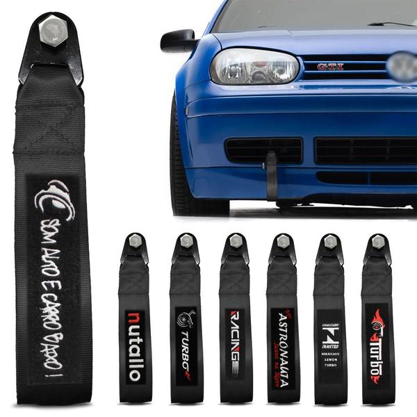 Imagem de Cinta Reboque Fita Tow Strap Tuning Universal com Bordado para Engante Parachoque