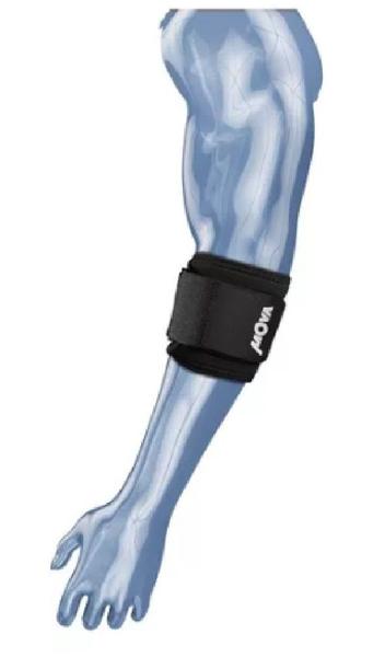 Cinta Tennis Elbow de Neoprene Ajustavel Tam U Preta - Mova Imagem de Cinta Tennis Elbow de Neoprene Ajustavel Tam U Preta - Mova
