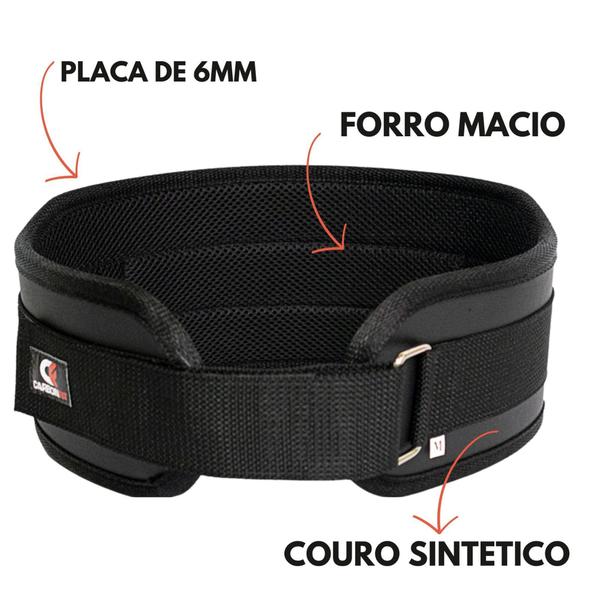 Imagem de Cinto academia levantar peso musculação pra treino