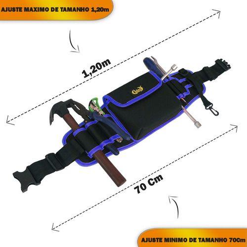 Imagem de Cinto Cinturão Bolsa Para Ferramentas Pedreiro Eletricista Carpinteiro Marceneiro