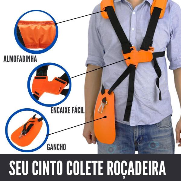 Imagem de Cinto Colete Roçadeira Duplo Para Stihl Vonder Fortg