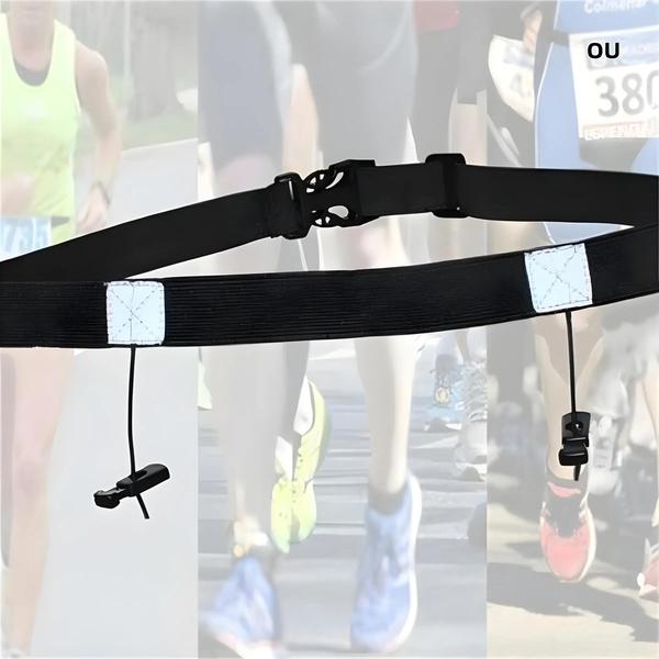 Imagem de Cinto de Corrida com Suporte para Gel - Ideal para Triatlo, Maratona e Academia