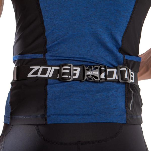 Cinto de Corrida Zone3 com Bolso de Lycra e Armazenamento para Gel Imagem de Cinto de Corrida Zone3 com Bolso de Lycra e Armazenamento para Gel