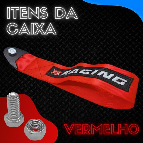 Imagem de Cinto de Engate Reboque fita esportiva Tow Strap hook Racing Parachoque decoração decorativa Poliester Resistente moderno sport Universal Tuning