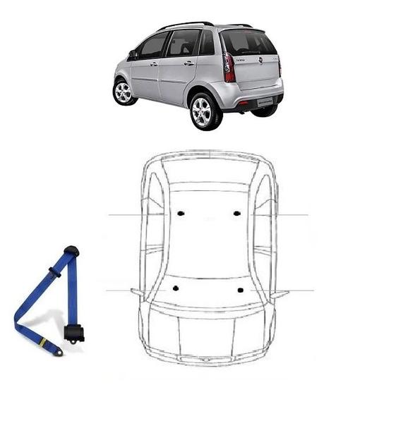 Imagem de Cinto de Segurança 3 pontos dianteiro Fiat Idea