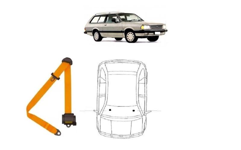 Imagem de Cinto de Segurança retrátil de 3 pontos dianteiro VW Quantum