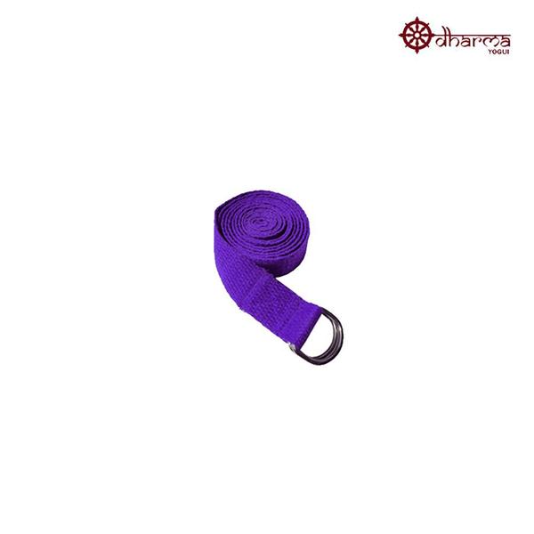 Imagem de Cinto/Strap Iyengar Roxo Alongamentos e Alinhamento Postural