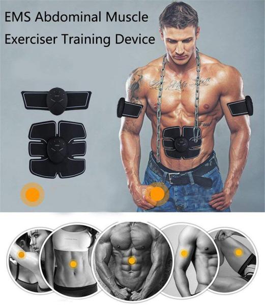 Imagem de Cinto Tonificador Muscular Estimulador Abdominal Six Pad Smart Fitness Aparelho Életrico Beauty body Perna Braço Bíceps