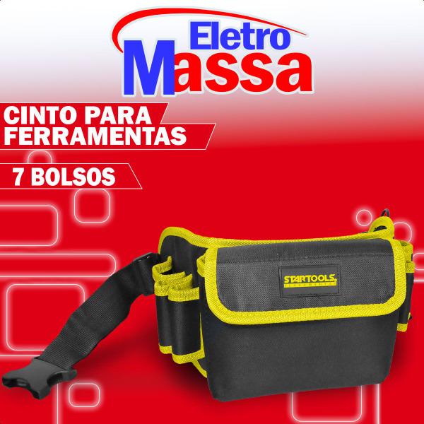 Cinturão Porta Ferramentas Multiuso Startools Cinto Para Eletricista 7 Bolsos Imagem de Cinturão Porta Ferramentas Multiuso Startools Cinto Para Eletricista 7 Bolsos