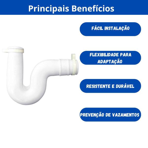 Imagem de CIPLA SIFÃO FLEXÍVEL HORIZONTAL Nº14 11/2X40MM