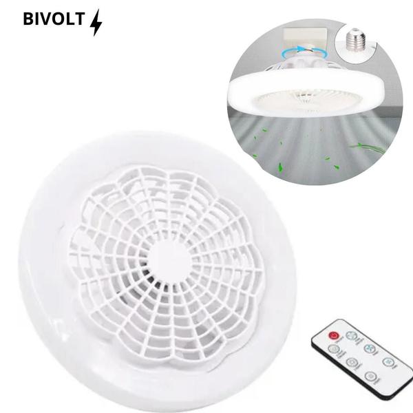 Imagem de Circulação de Ar Eficiente: Ventilador de Teto com LED!