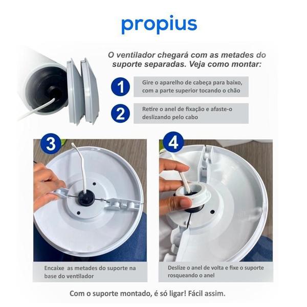 Imagem de Circulador Ar 110V Turbo Silêncio Silencioso Portátil Torre