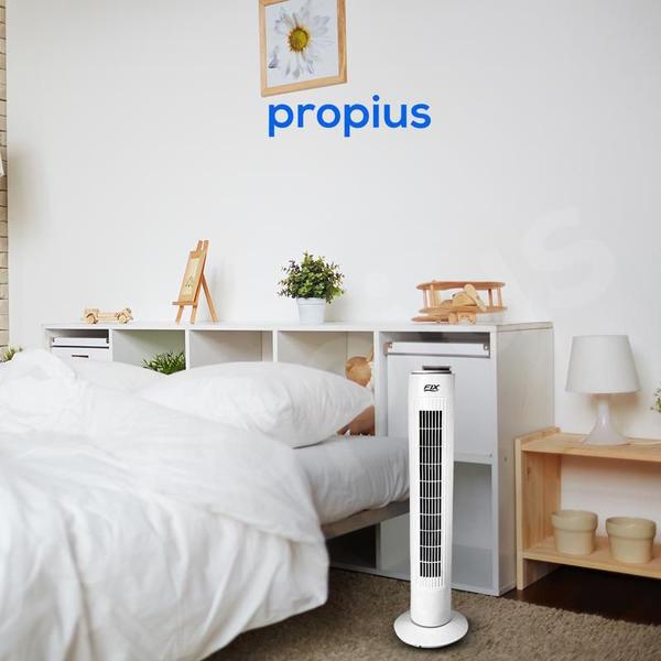 Imagem de Circulador De Ar 110v / 220v Ventilador Turbo Premium De Coluna Torre Potente Versátil Casa Sala