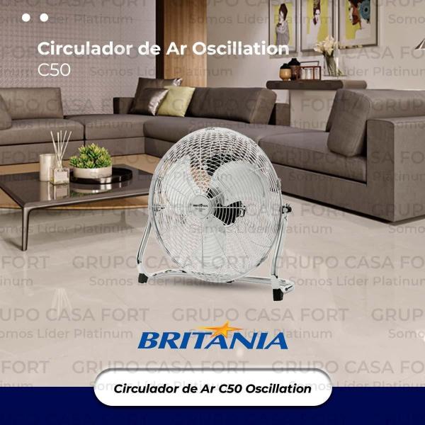 Imagem de Circulador De Ar Britânia Turbo C50 Oscillation