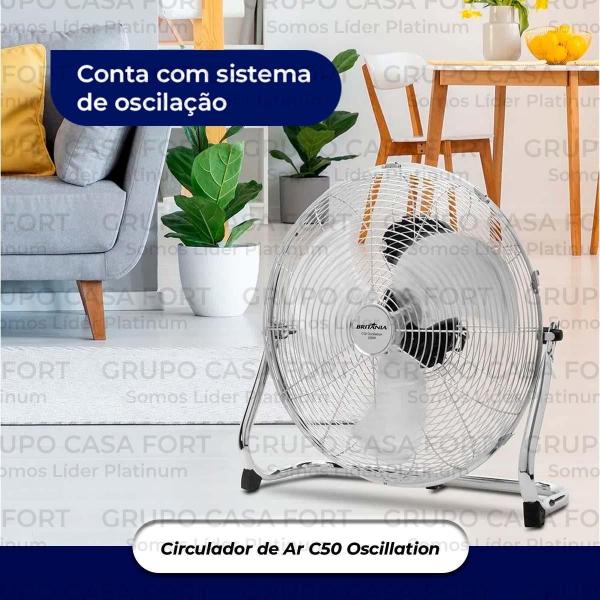 Imagem de Circulador De Ar Britânia Turbo C50 Oscillation