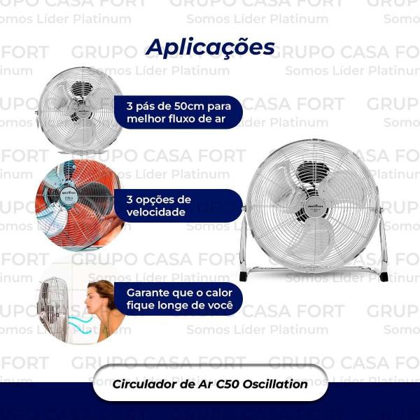 Imagem de Circulador De Ar Britânia Turbo C50 Oscillation