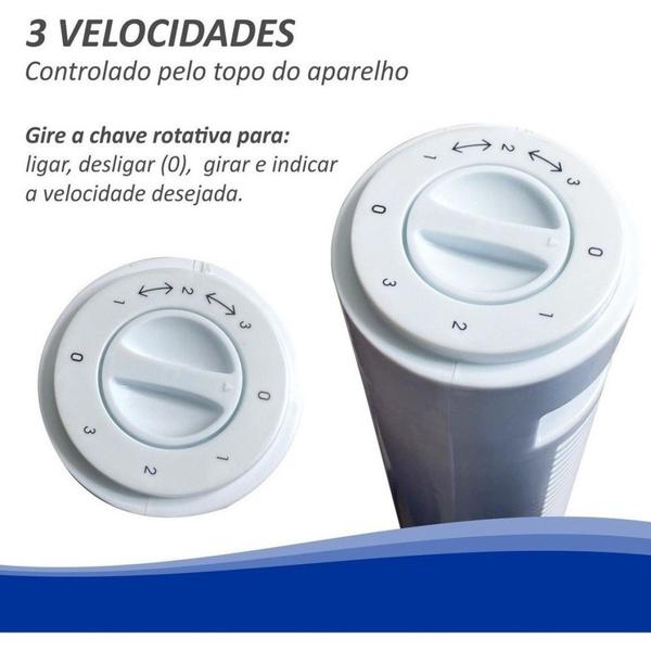 Imagem de Circulador de Ar Super Leve e Compacto 40w 110v Ventilador