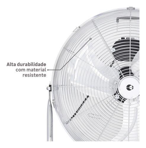 Imagem de Circulador De Ar Turbo Inox Ventilador 50cm 160w - 127v 