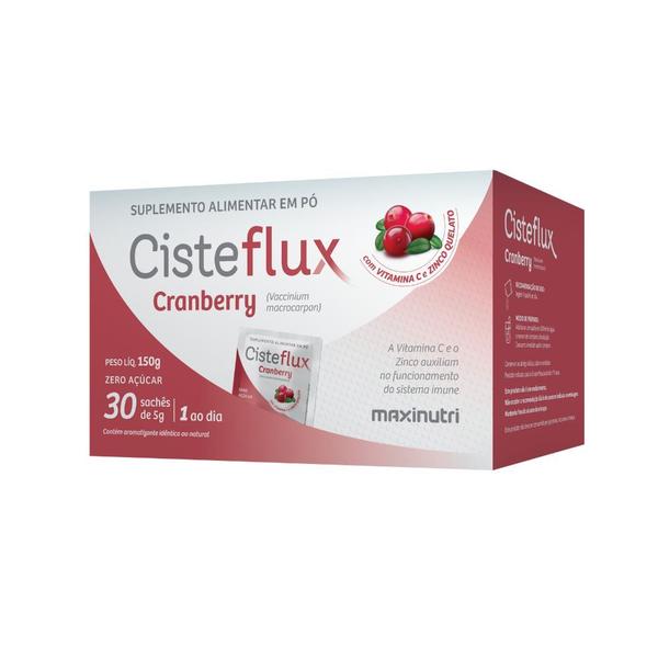 Imagem de Cisteflux Cramberry Display (30 sachês de 5g) - Maxinutri