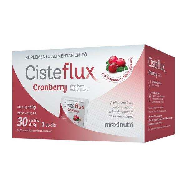 Imagem de Cisteflux Cranberry Acido Ascórbico e Bisglicinato de Zinco 30 Saches