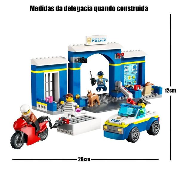 Imagem de City Perseguição Na Delegacia De Policia 172 Peças 60370 - Lego