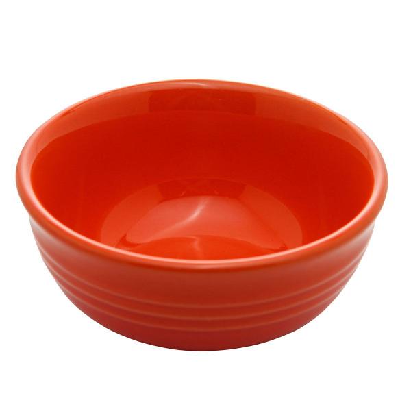 Imagem de Cj.2 Bowls de Cerâmica Retro Laranja 10 x 4,5cm