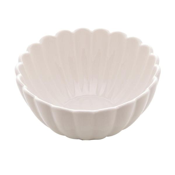 Imagem de Cj 2 Bowls De Porcelana Pétala Branco Matt 12X6Cm