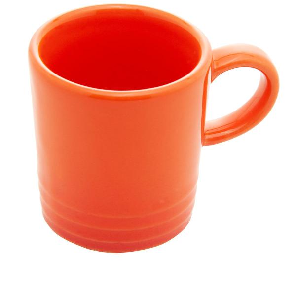 Imagem de Cj.2 Xícaras de Café em Cerâmica Retro Laranja 100ml Wolff