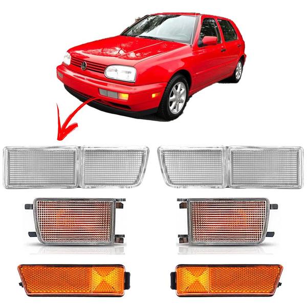 Imagem de Cj 6 Lanterna Dianteira Golf Mexicano 1994 95 96 97 98 AM