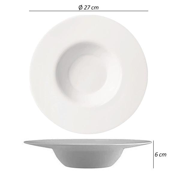 Imagem de Cj 6 pratos p/rissoto 27,0 cm - grangusto