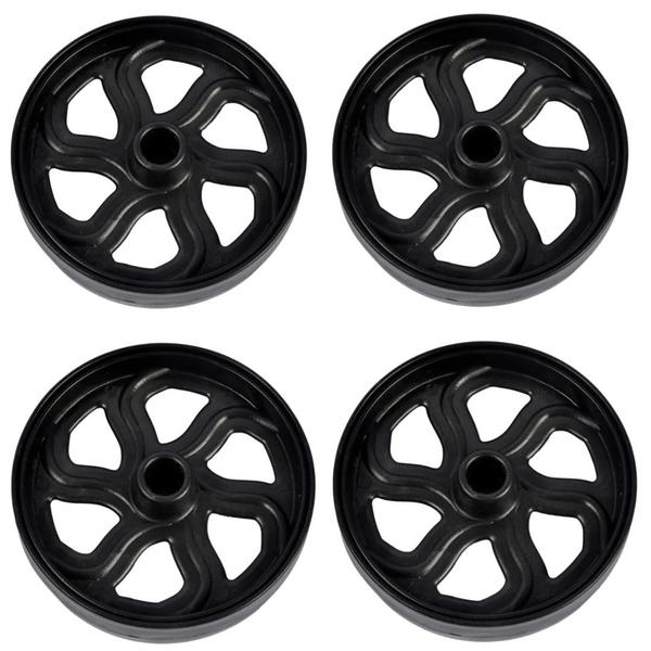 Imagem de cj 8 Rodas para Equipamentos esportiva preto cariinho wheel