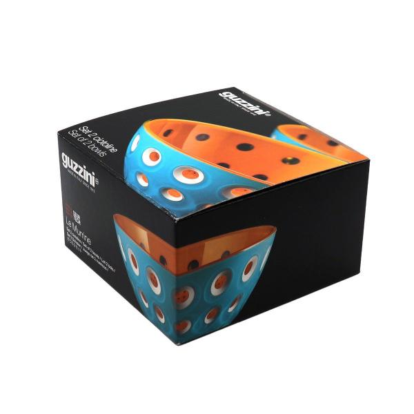 Cj de 2 bowls 12cm em acrilico laranja le murrine - guzzini Imagem de Cj de 2 bowls 12cm em acrilico laranja le murrine - guzzini