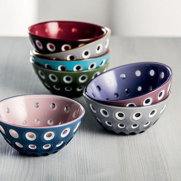 Cj de 2 bowls 12cm em acrilico laranja le murrine - guzzini Imagem de Cj de 2 bowls 12cm em acrilico laranja le murrine - guzzini