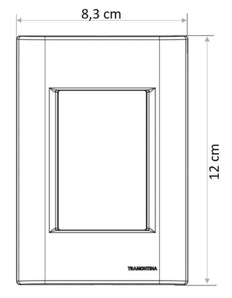 Imagem de Cj Interruptor paralelo + Dimmer ajustável Giz Café Tramontina completo pronto