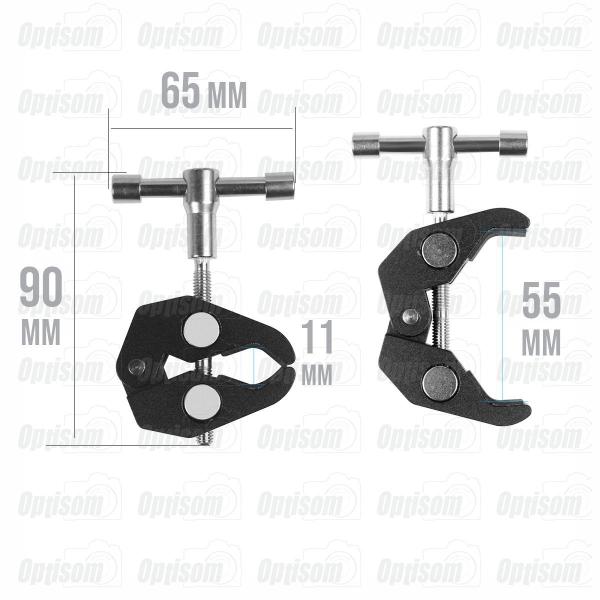Clamp Garra Braçadeira Com Braço Articulado Magic Arm 11" Para Monitor Led Microfone - greika Imagem de Clamp Garra Braçadeira Com Braço Articulado Magic Arm 11" Para Monitor Led Microfone