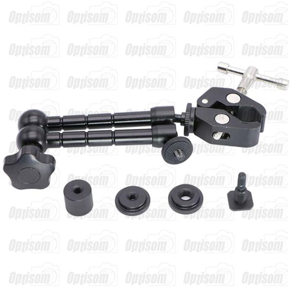 Clamp Garra Braçadeira Com Braço Articulado Magic Arm 11" Para Monitor Led Microfone - greika Imagem de Clamp Garra Braçadeira Com Braço Articulado Magic Arm 11" Para Monitor Led Microfone
