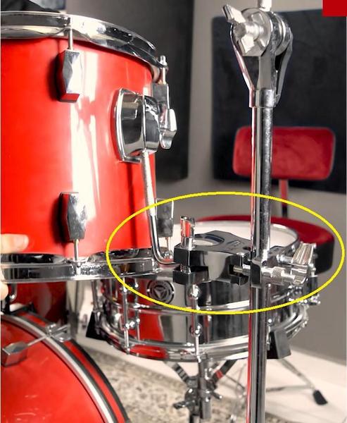 Imagem de Clamp Holder Torelli TCB88 com Haste Sextavada padrão Mapex para sustentar tons e acessórios